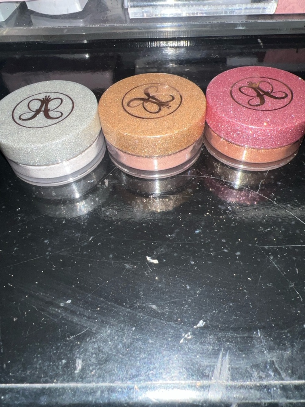 Anastasia Beverly Hills- Loose Shimmer Pigment Set - Gold & Silver & Bronze